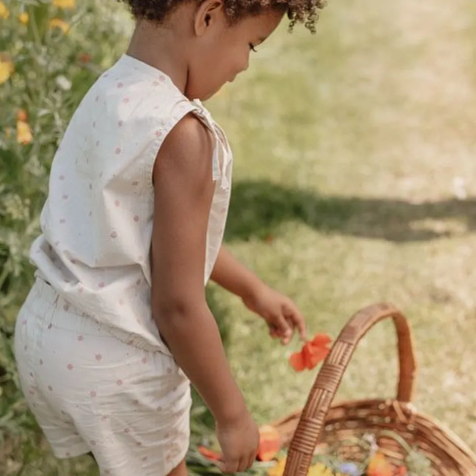 Little Dutch Meisjes Kleding|Kinderkleding^Korte broek - Zand - Fairy Garden