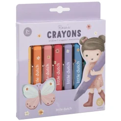 Little Dutch Creatief Speelgoed^Krijtjes - Meerkleurig - Essentials - Rosa