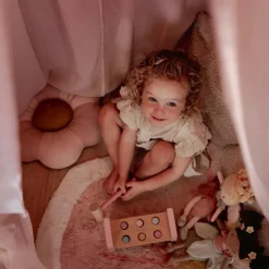 Little Dutch Decoratie^Kussen bloem - Roze - Fairy Garden