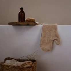 Little Dutch Washandjes & Monddoekjes^Lange washand - Beige - Newborn Naturals - Little Goose