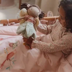 Little Dutch Dekbedovertrekken^Ledikant dekbedovertrek - Roze - Fairy Garden - Fairy Blossom