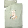 Little Dutch Dekbedovertrekken^Ledikant dekbedovertrek - Groen - Little Farm