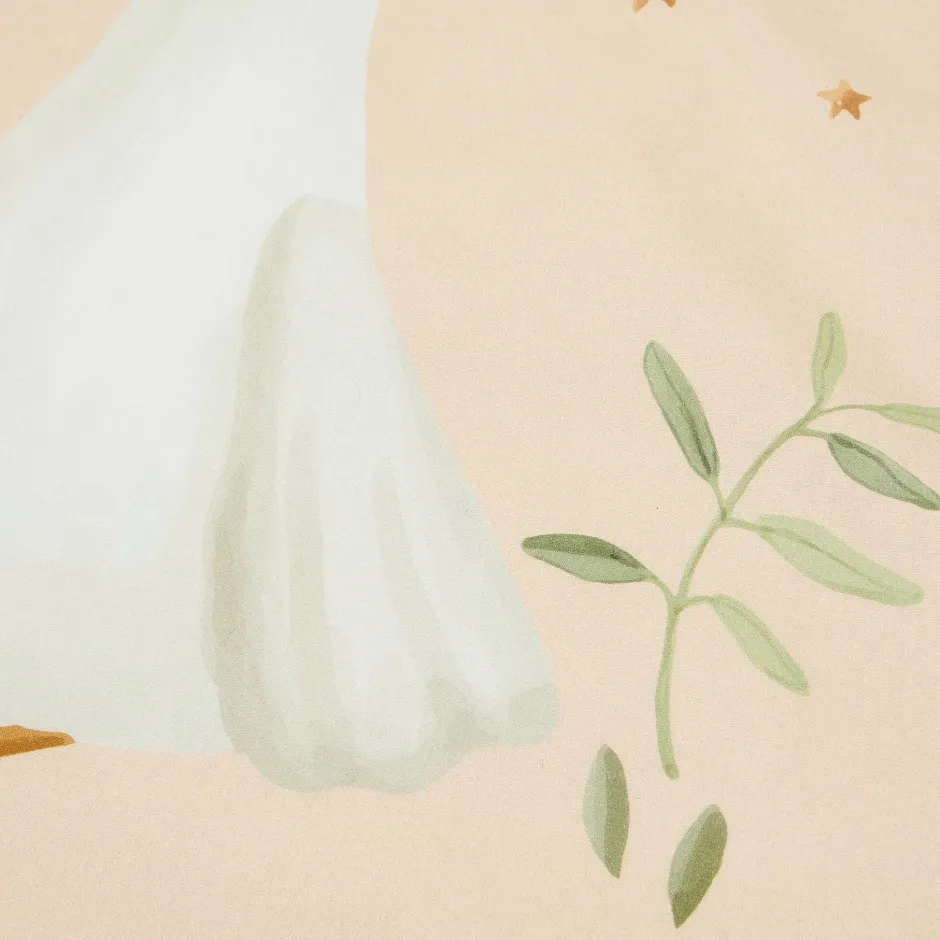 Little Dutch Dekbedovertrekken^Ledikant dekbedovertrek - Beige - Newborn Naturals - Little Goose