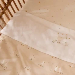 Little Dutch Ledikantdeken^Ledikant deken - Beige - Little Goose - Moon & Stars