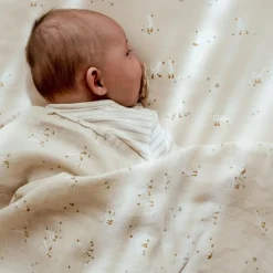 Little Dutch Ledikantdeken^Ledikant deken - Beige - Little Goose - Moon & Stars