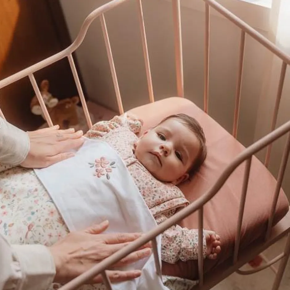 Little Dutch Hoeslakens^Ledikant hoeslaken - Roze - Essentials