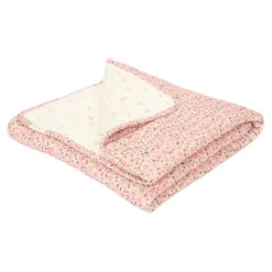 Little Dutch Ledikantdeken^Ledikantdeken - Roze - Fairy Garden - Fairy Floral