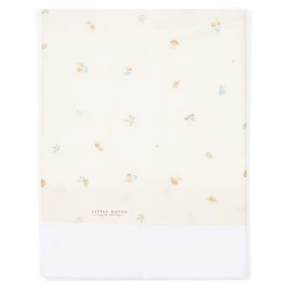 Little Dutch Lakens^Ledikantlaken - Wit - Forest Friends - Forest Treasures