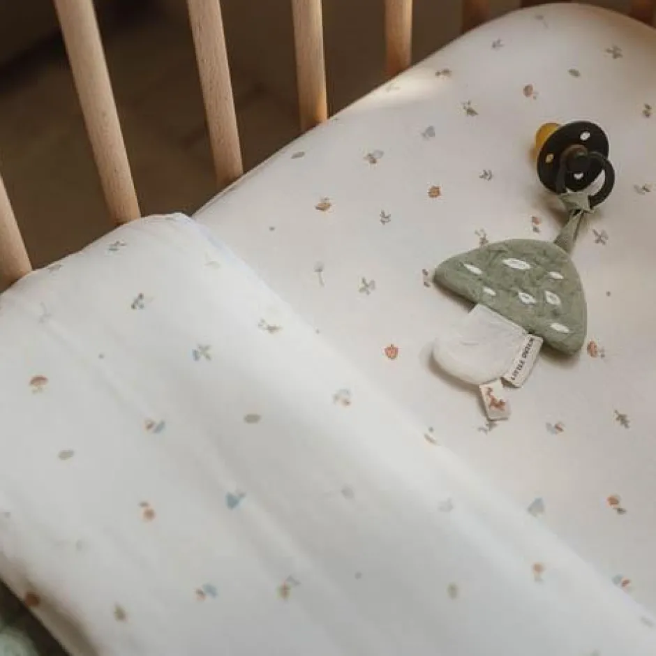 Little Dutch Lakens^Ledikantlaken - Wit - Forest Friends - Forest Treasures