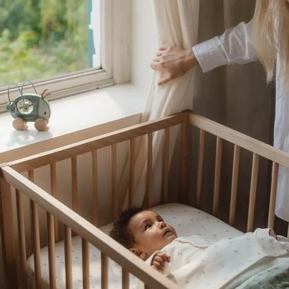 Little Dutch Lakens^Ledikantlaken - Wit - Forest Friends - Forest Treasures