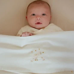 Little Dutch Lakens^Ledikantlaken - Wit - Newborn Naturals - Little Goose