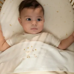 Little Dutch Lakens^Ledikantlaken - Wit - Newborn Naturals - Little Goose