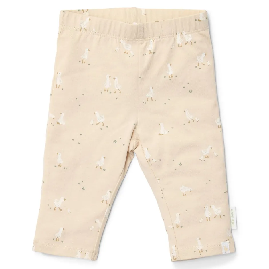 Little Dutch Babykleding^Legging - Beige - Newborn Naturals - Little Goose