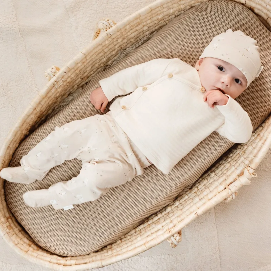 Little Dutch Babykleding^Legging - Beige - Newborn Naturals - Little Goose