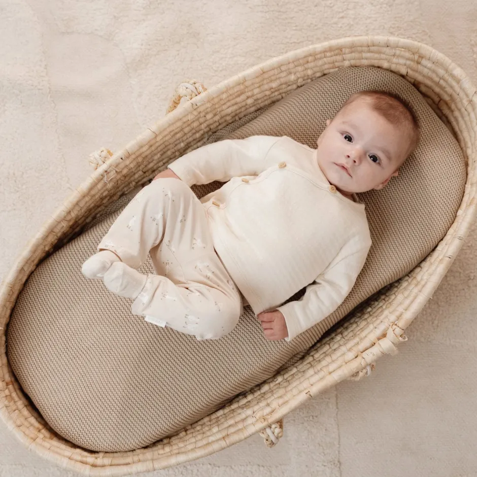 Little Dutch Babykleding^Legging - Beige - Newborn Naturals - Little Goose