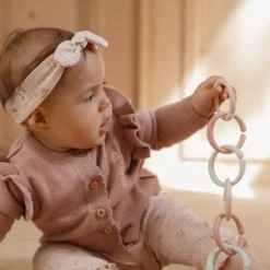 Little Dutch Educatief Speelgoed^Little Loops speelgoedringen - Roze - Fairy Garden