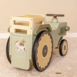 Little Dutch Loopwagens|Houten Speelgoed^Loopauto - Groen - Little Farm