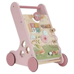 Little Dutch Speelgoed Vanaf 1 Jaar|Houten Speelgoed^Loopwagen - Roze - Fairy Garden