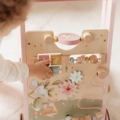 Little Dutch Speelgoed Vanaf 1 Jaar|Houten Speelgoed^Loopwagen - Roze - Fairy Garden