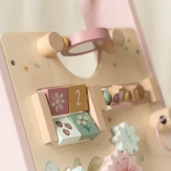 Little Dutch Speelgoed Vanaf 1 Jaar|Houten Speelgoed^Loopwagen - Roze - Fairy Garden