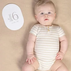 Little Dutch Boeken^Mijlpaal kaarten - Beige - Baby Bunny - EN