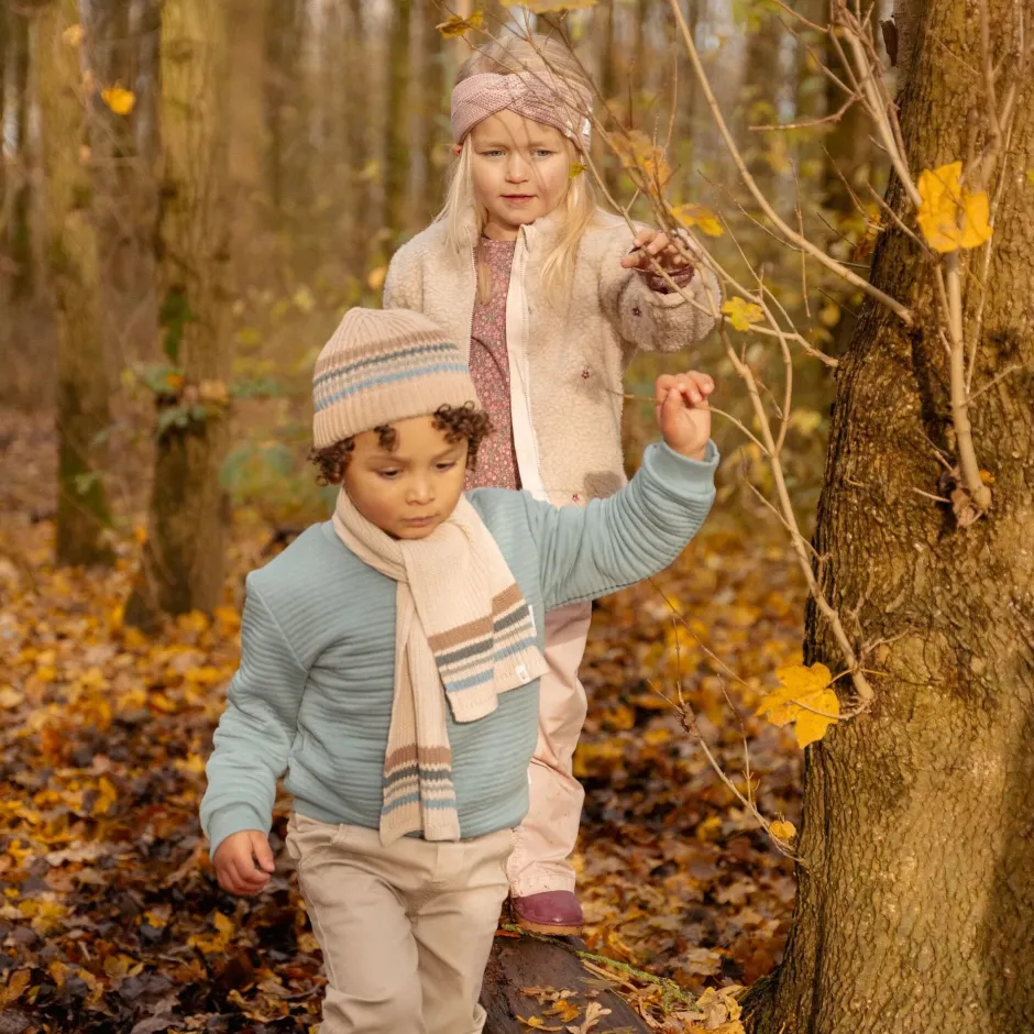 Little Dutch Accessoires|Jongens Kleding^Muts - Bruin - Forest Friends - Stripe