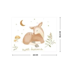 Little Dutch Muurstickers|Decoratie^Muurstickers - Meerkleurig - Fairy Garden