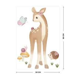 Little Dutch Muurstickers|Decoratie^Muurstickers - Meerkleurig - Fairy Garden