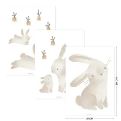 Little Dutch Muurstickers|Decoratie^Muurstickers Baby Bunny