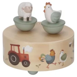 Little Dutch Muziekdoosjes|Muziekmobielen^Muziekdoosje - Groen - Little Farm