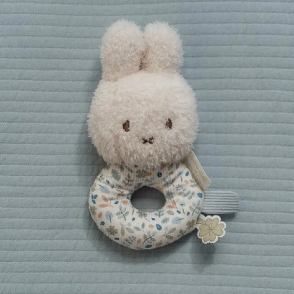 Little Dutch Rammelaar^nijntje rammelaar - Blauw - Lucky Leaves