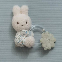 Little Dutch Rammelaar^nijntje ringrammelaar - Blauw - Lucky Leaves