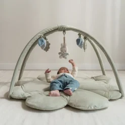 Little Dutch Boxkleden|Educatief Speelgoed^nijntje speelkleed met boog - Blauw - Lucky Leaves