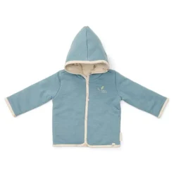 Little Dutch Jongens Kleding|Babykleding^Omkeerbaar jasje - Blauw - Forest Friends