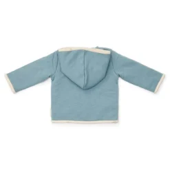 Little Dutch Jongens Kleding|Babykleding^Omkeerbaar jasje - Blauw - Forest Friends