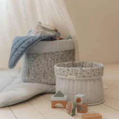 Little Dutch Decoratie|Opbergers^Opbergmand groot - Blauw - Forest Friends - Forest Adventure