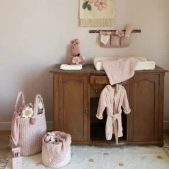 Little Dutch Opbergers|Opbergers^Opbergmand groot - Roze - Fairy Garden - Fairy Floral