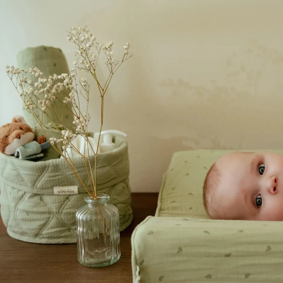 Little Dutch Commodemandjes|Decoratie^Opbergmand klein - Groen - Essentials