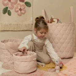 Little Dutch Commodemandjes|Decoratie^Opbergmand klein - Roze - Essentials