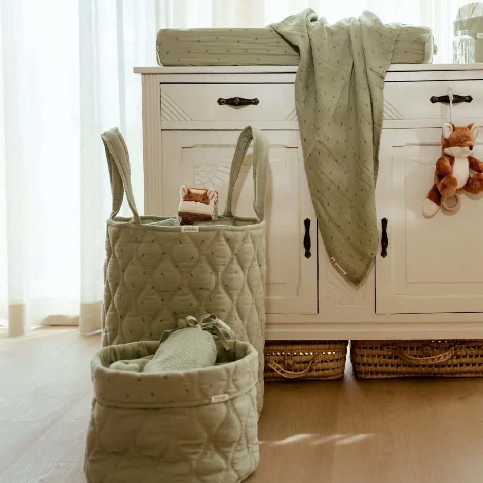 Little Dutch Commodemandjes|Decoratie^Opbergmand medium - Groen - Essentials