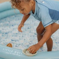Little Dutch Strand & Water Speelgoed|Baby Zwembad^Opblaasbaar zwembad - Blauw - Ocean Dreams
