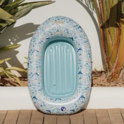 Little Dutch Strand & Water Speelgoed^Opblaasboot - Blauw - Ocean Dreams
