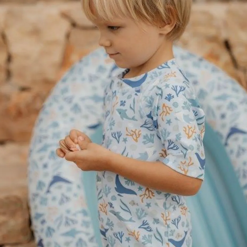 Little Dutch Strand & Water Speelgoed^Opblaasboot - Blauw - Ocean Dreams