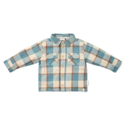 Little Dutch Jongens Kleding|Kinderkleding^Overhemd - Blauw - Forest Friends