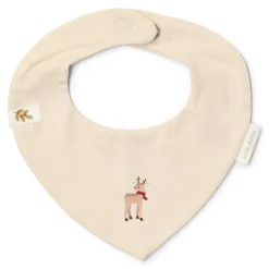 Little Dutch Slabbetjes|Accessoires^2-pack kerst slab – Beige