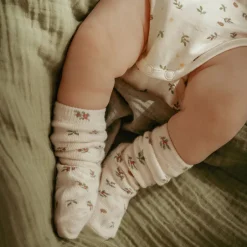 Little Dutch Accessoires^3-pack kerst sokken – Beige