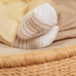 Little Dutch Accessoires^3-pack sokken - Meerkleurig - Zand - Geel - Groen - Little Farm