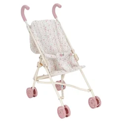 Little Dutch Poppen|Rollenspel^Poppenbuggy – Roze – Essentials – Soft Flowers