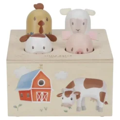 Little Dutch Educatief Speelgoed|Houten Speelgoed^Pop-up - Groen - Little Farm