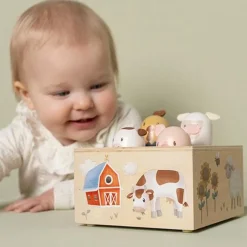 Little Dutch Educatief Speelgoed|Houten Speelgoed^Pop-up - Groen - Little Farm